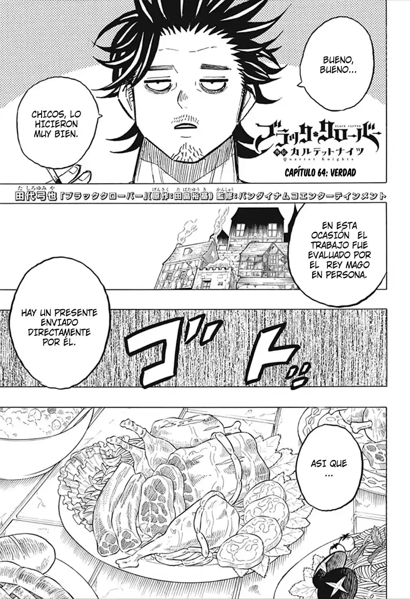 Black Clover: Quartet Knights Capitulo 64: Verdad página 2