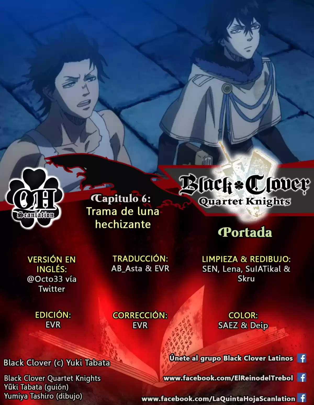 Black Clover: Quartet Knights Capitulo 6: Trama de luna hechizante página 1