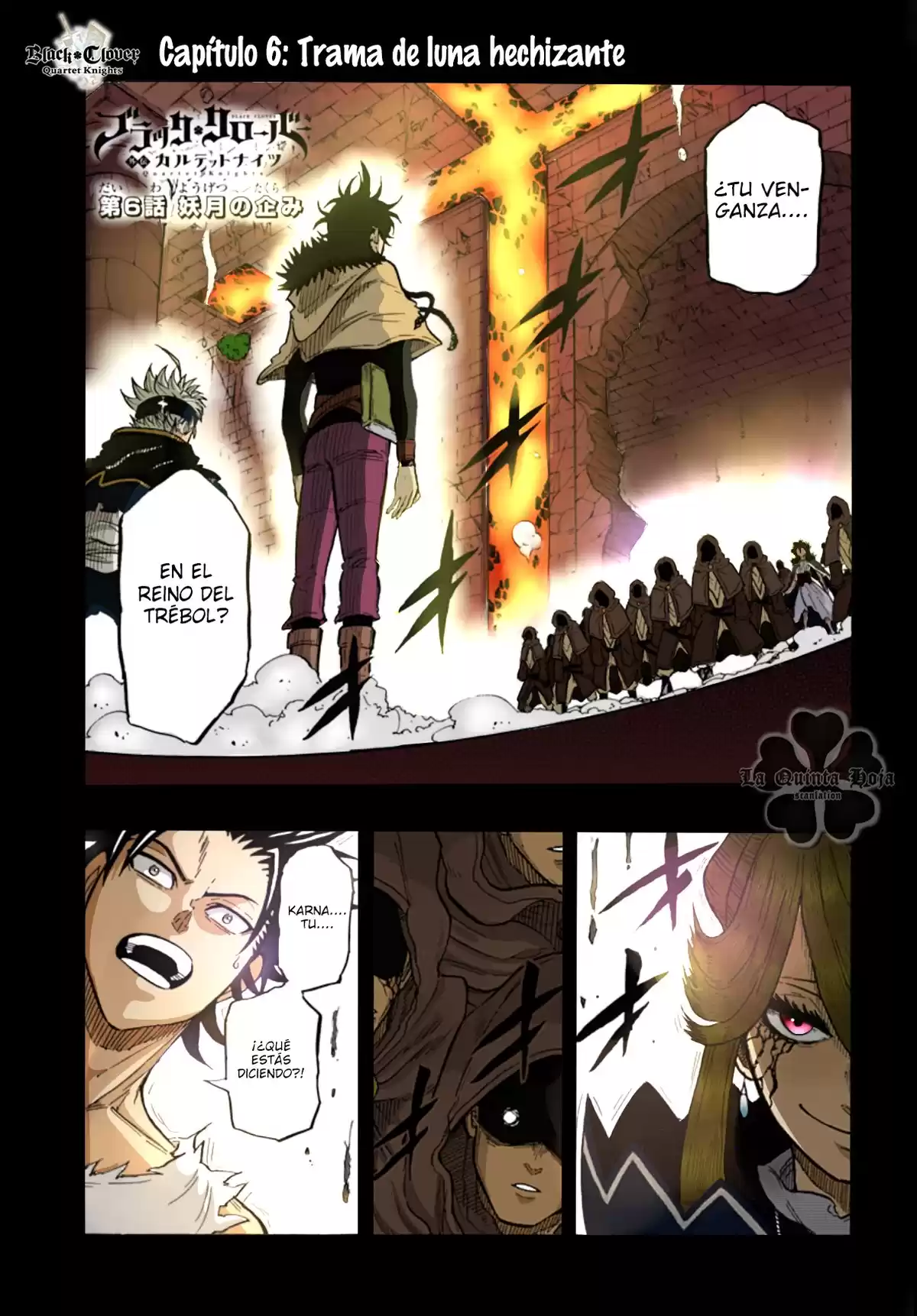 Black Clover: Quartet Knights Capitulo 6: Trama de luna hechizante página 2