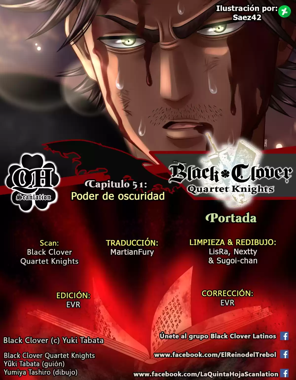 Black Clover: Quartet Knights Capitulo 51: Poder de oscuridad página 1