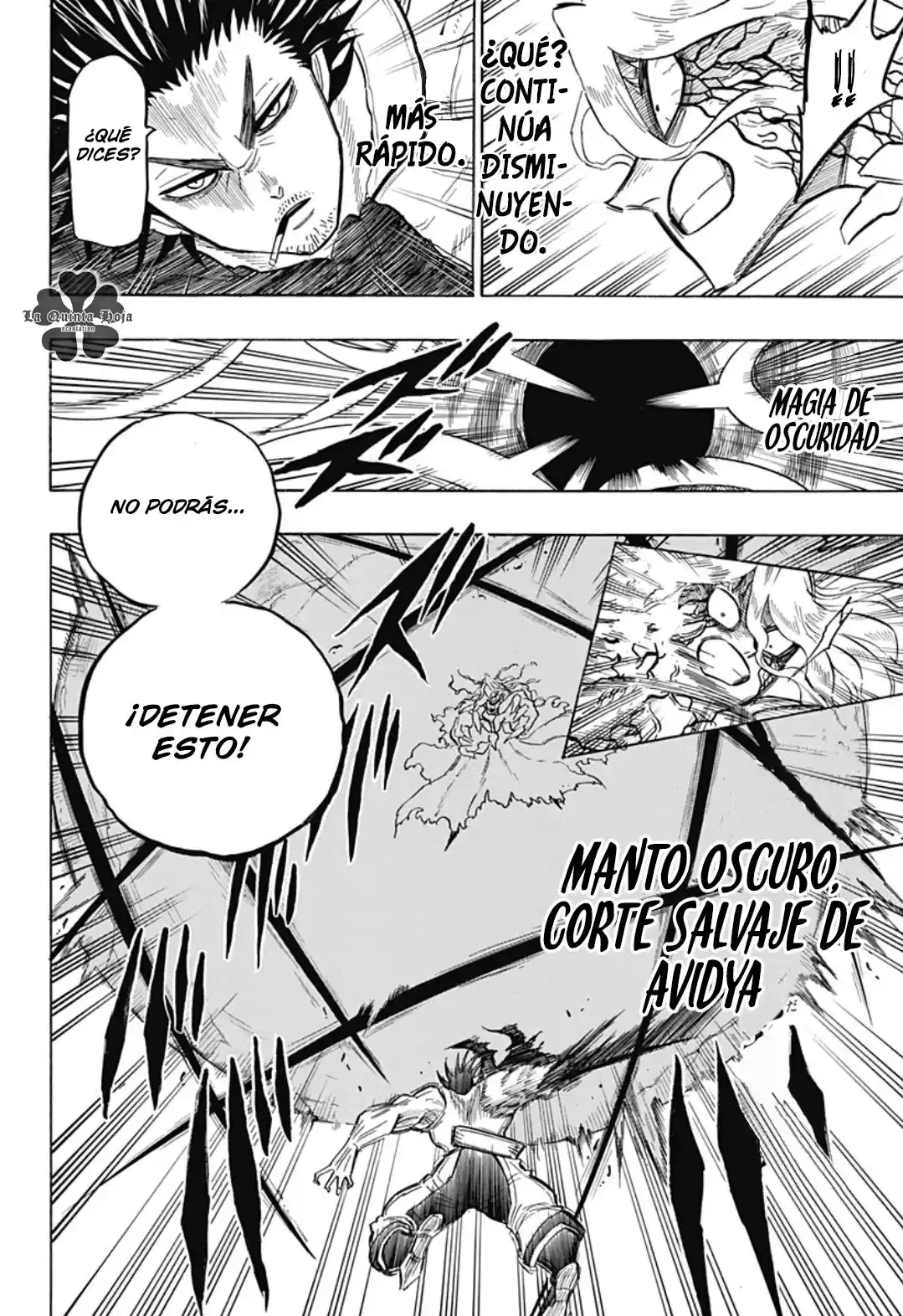 Black Clover: Quartet Knights Capitulo 51: Poder de oscuridad página 7