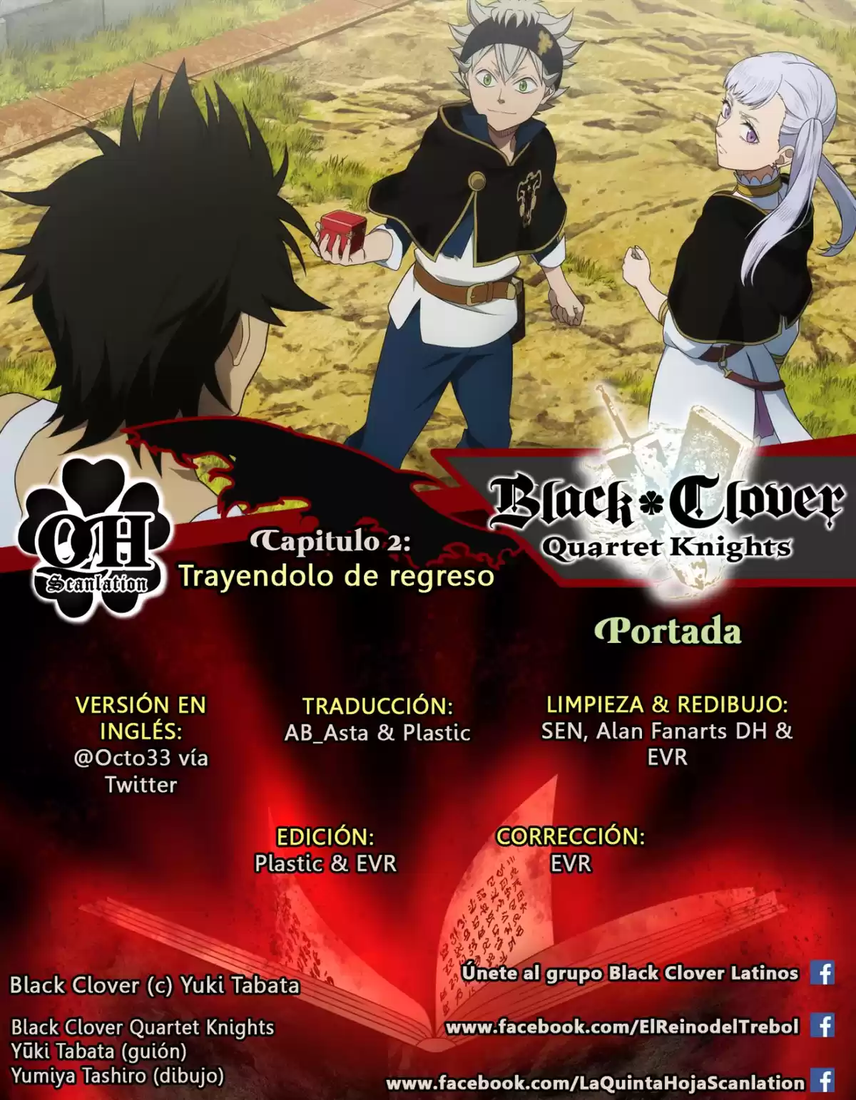 Black Clover: Quartet Knights Capitulo 2: Trayéndolo de regreso página 1