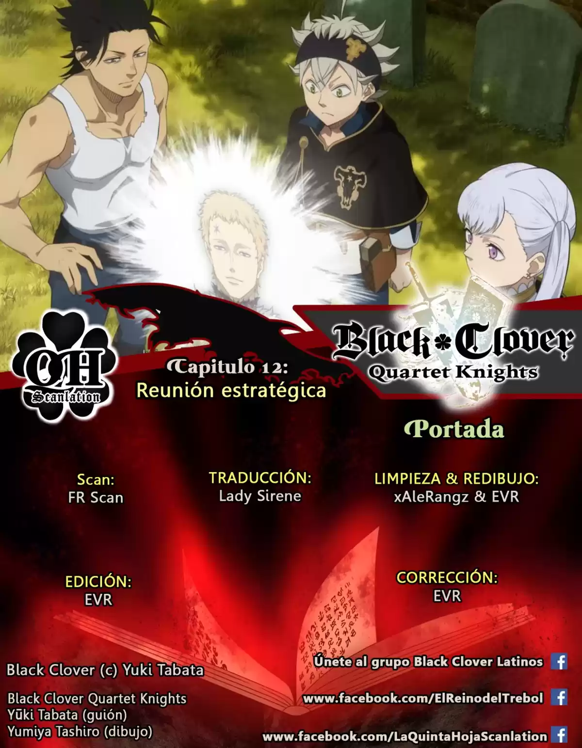 Black Clover: Quartet Knights Capitulo 12: Reunión estratégica página 1