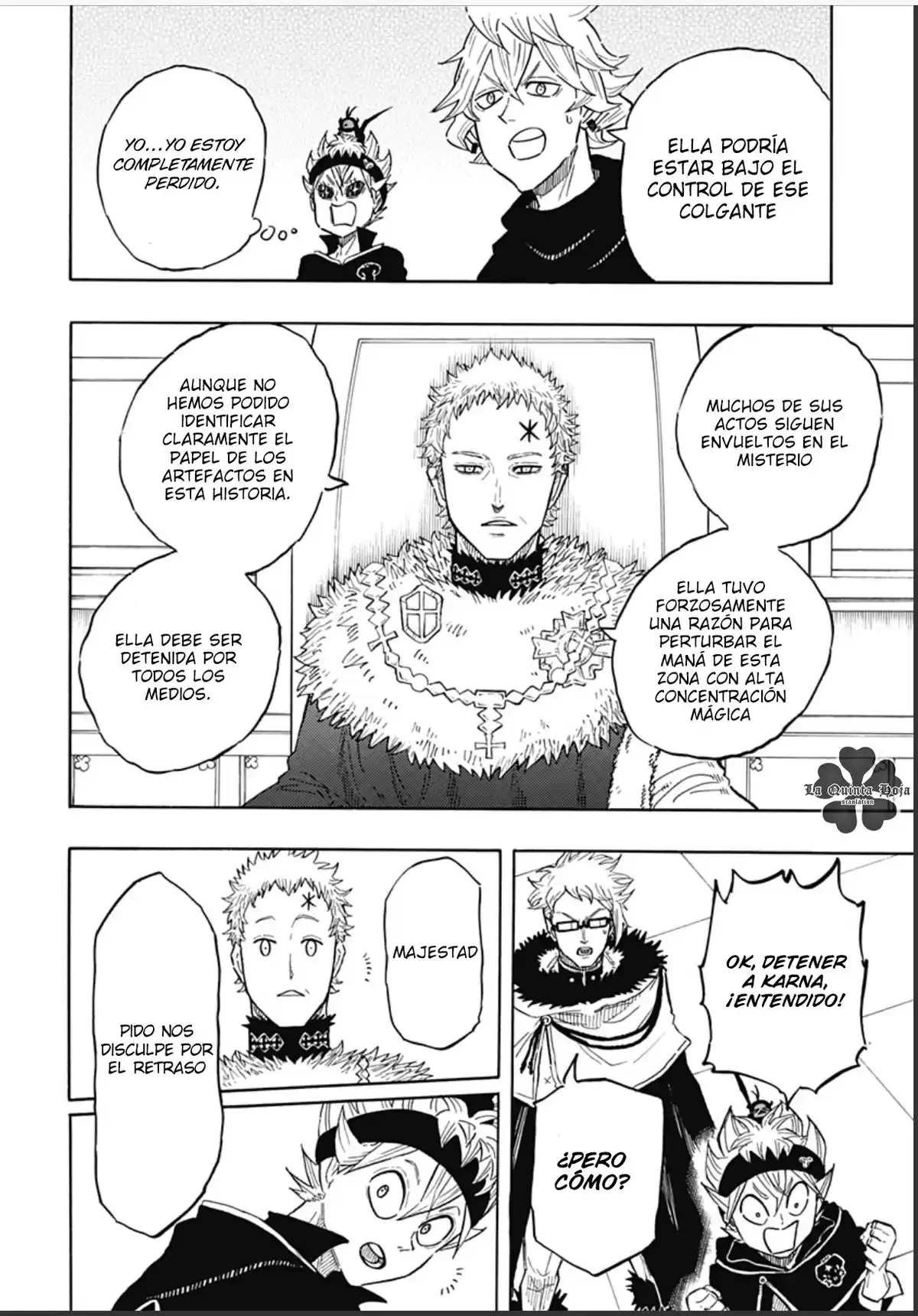 Black Clover: Quartet Knights Capitulo 12: Reunión estratégica página 5