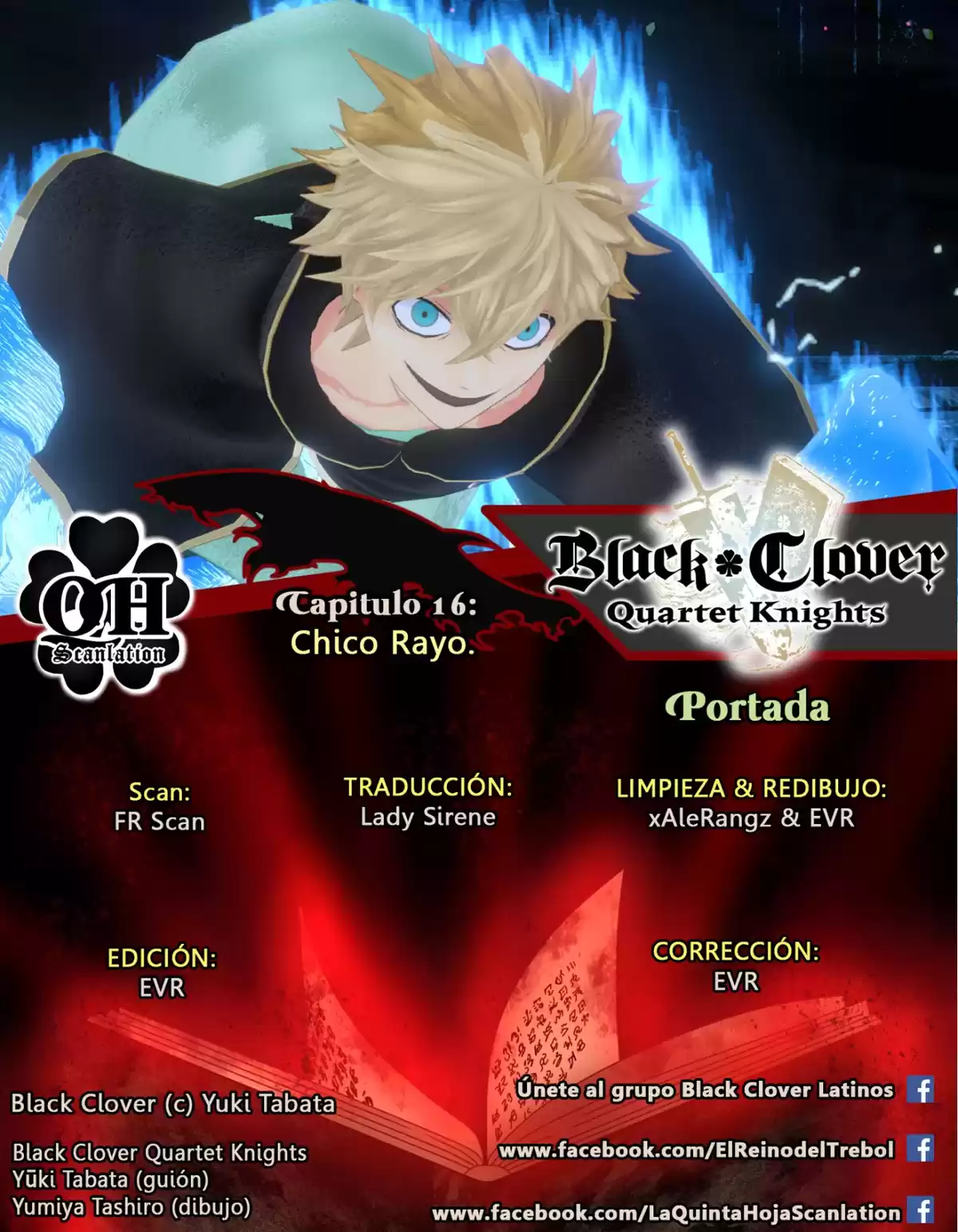 Black Clover: Quartet Knights Capitulo 16: Chico rayo página 1