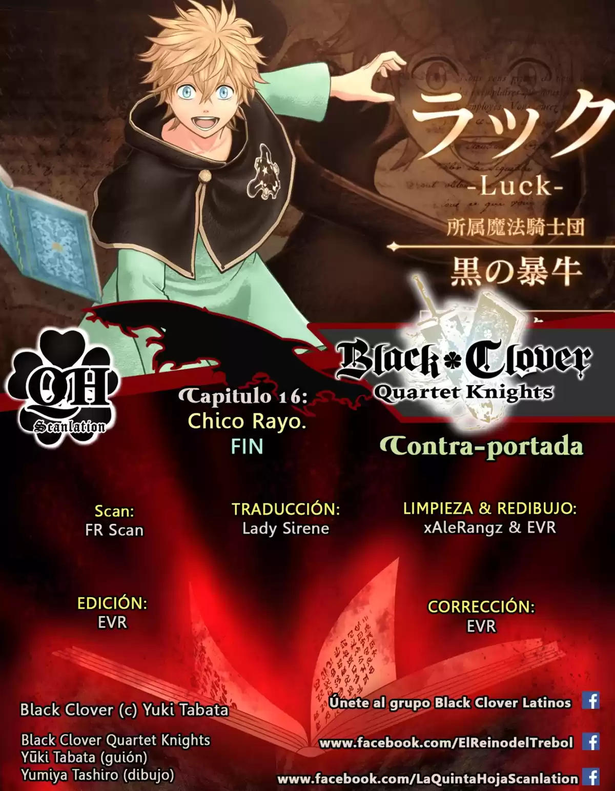 Black Clover: Quartet Knights Capitulo 16: Chico rayo página 12