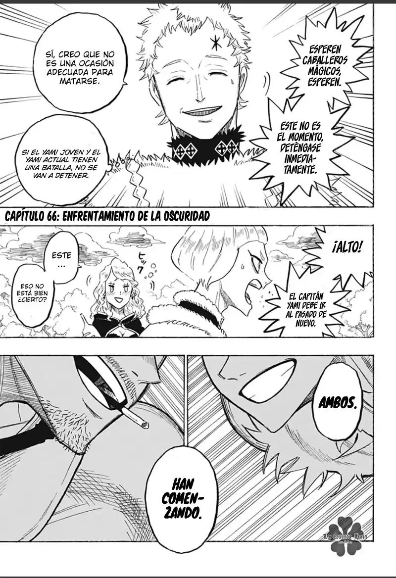 Black Clover: Quartet Knights Capitulo 66: Enfrentamiento de la oscuridad página 2