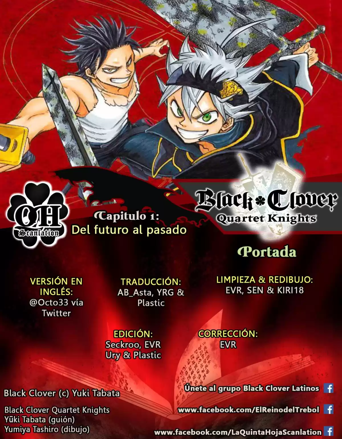 Black Clover: Quartet Knights Capitulo 1: Del futuro al pasado página 1