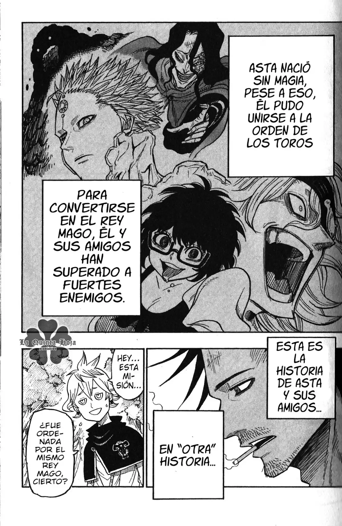 Black Clover: Quartet Knights Capitulo 1: Del futuro al pasado página 8