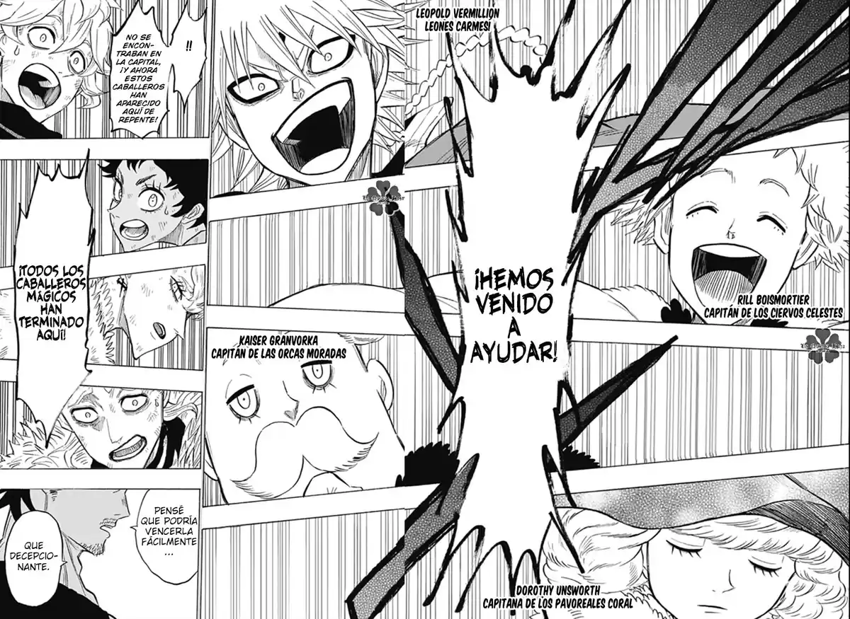 Black Clover: Quartet Knights Capitulo 52: Refuerzos página 11