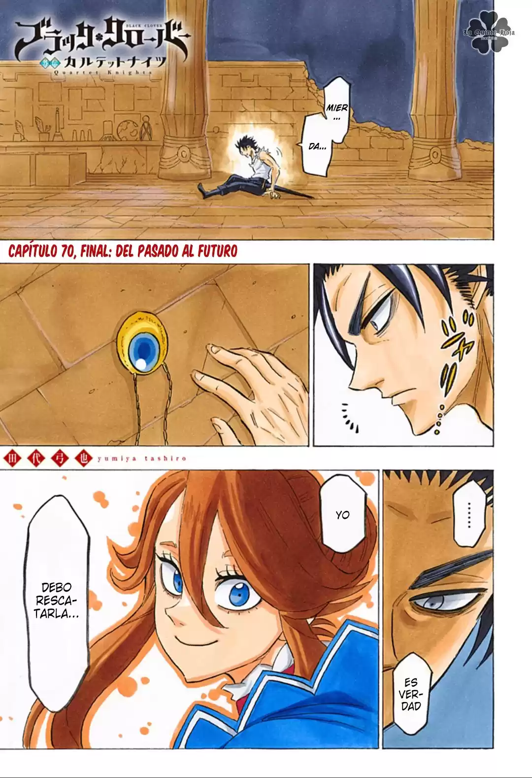 Black Clover: Quartet Knights Capitulo 70: Del pasado al futuro (Capítulo final) página 2