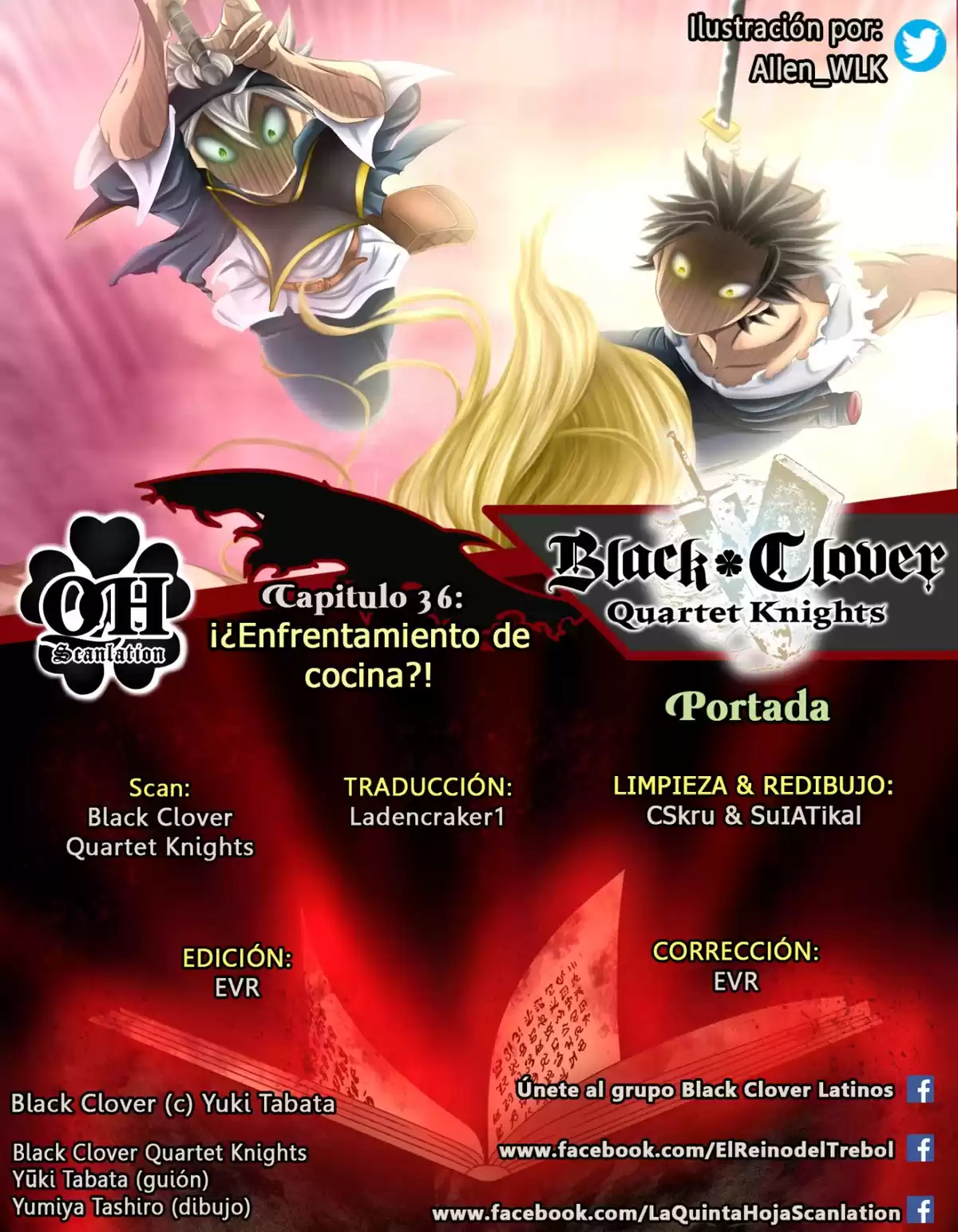 Black Clover: Quartet Knights Capitulo 36: ¡¿Enfrentamiento de cocina?! página 1