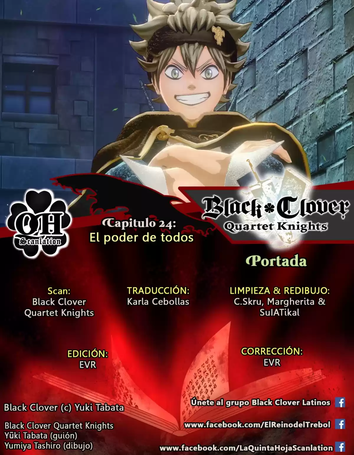 Black Clover: Quartet Knights Capitulo 24: Con el poder de todos página 1