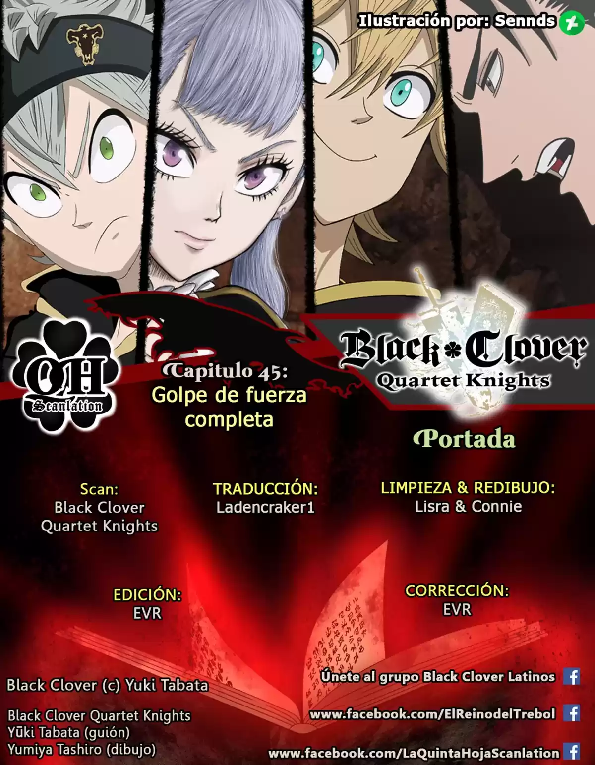 Black Clover: Quartet Knights Capitulo 45: Golpe de fuerza completa página 1