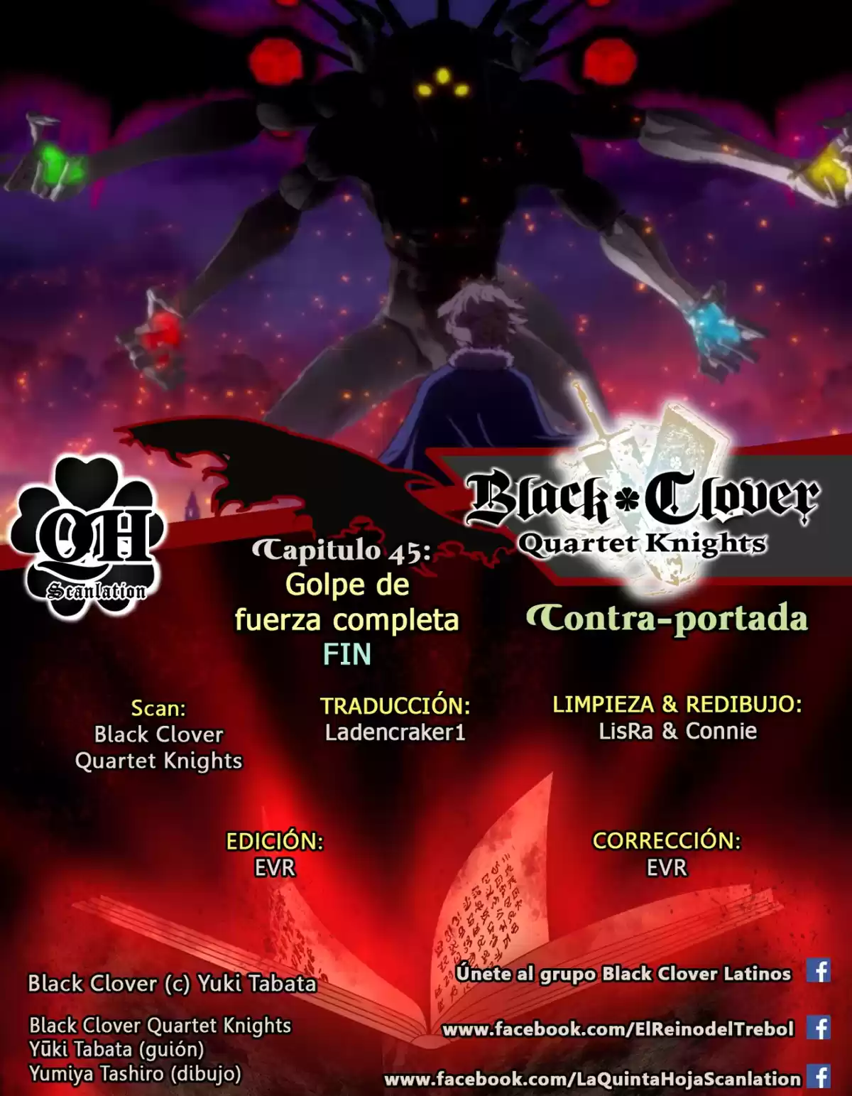 Black Clover: Quartet Knights Capitulo 45: Golpe de fuerza completa página 10