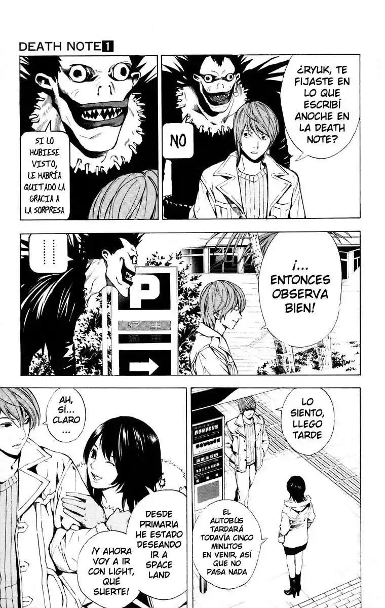 Death Note Capitulo 7: Un blanco página 3