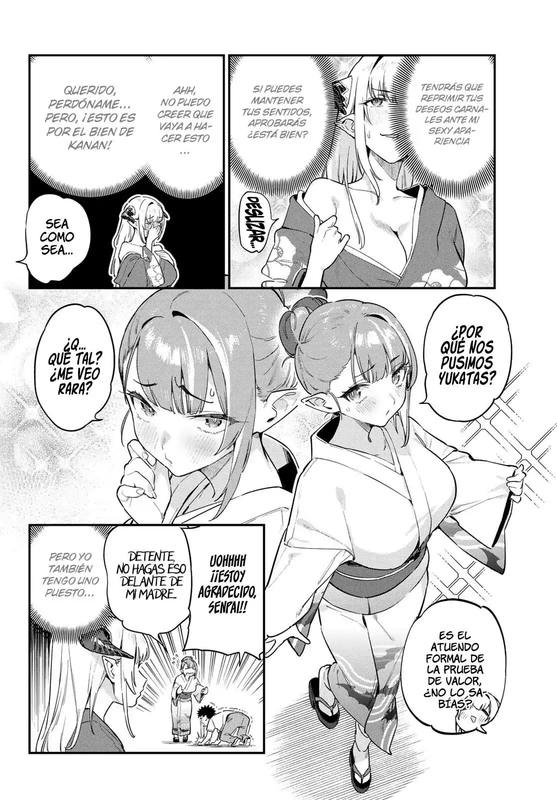 Kanan-sama Might be Easy Capitulo 37: La prueba fallida de Lilim. página 4