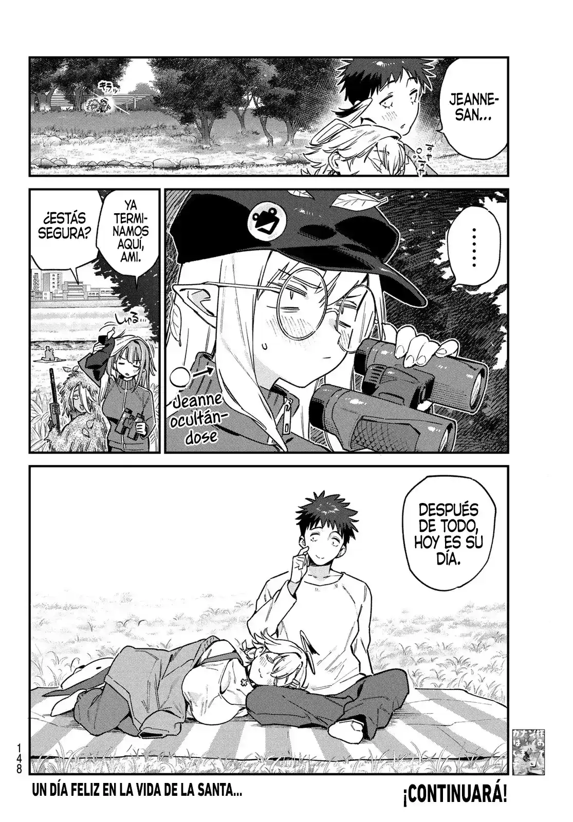 Kanan-sama Might be Easy Capitulo 94: La cita de picnic de Jeanne… página 9