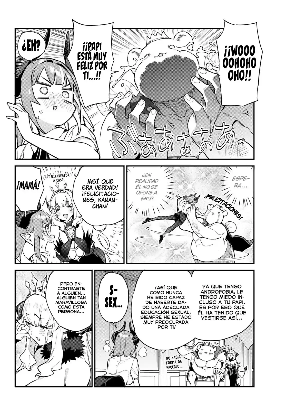 Kanan-sama Might be Easy Capitulo 32: La familia le da la bienvenida a casa a Kanan. página 4