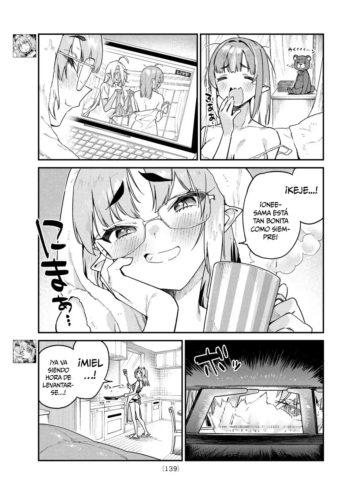 Kanan-sama Might be Easy Capitulo 90: Las Mañanas de Miltie y Miel página 4