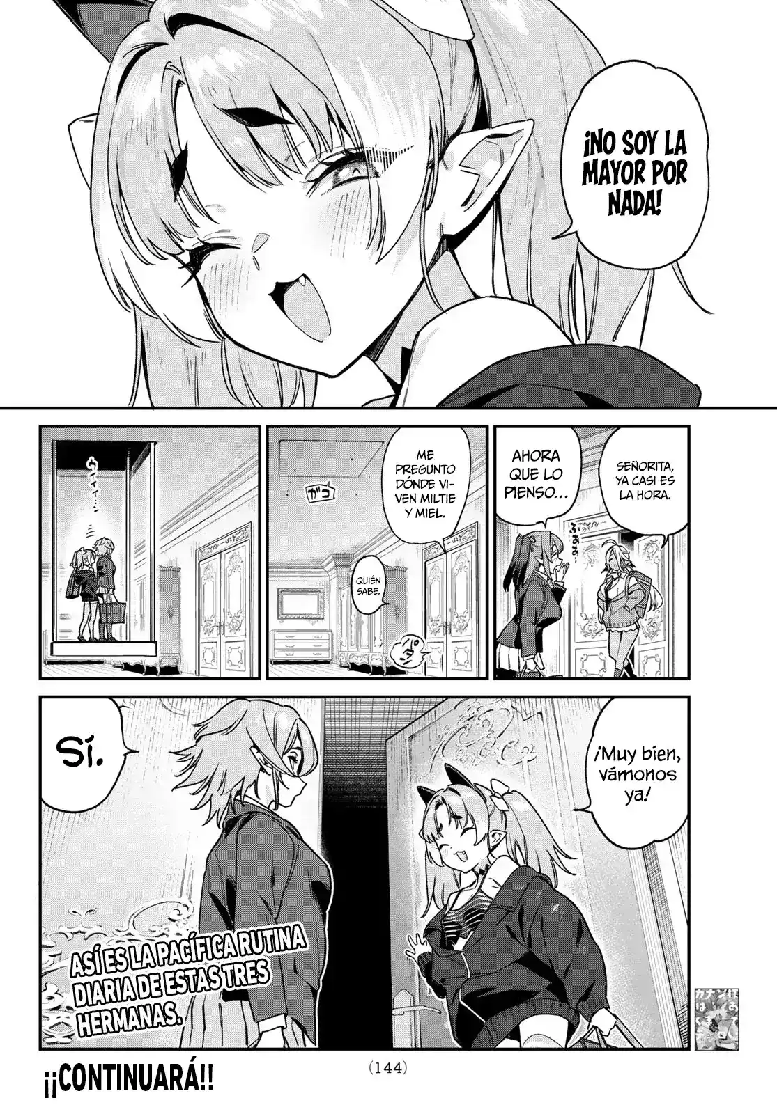 Kanan-sama Might be Easy Capitulo 90: Las Mañanas de Miltie y Miel página 9