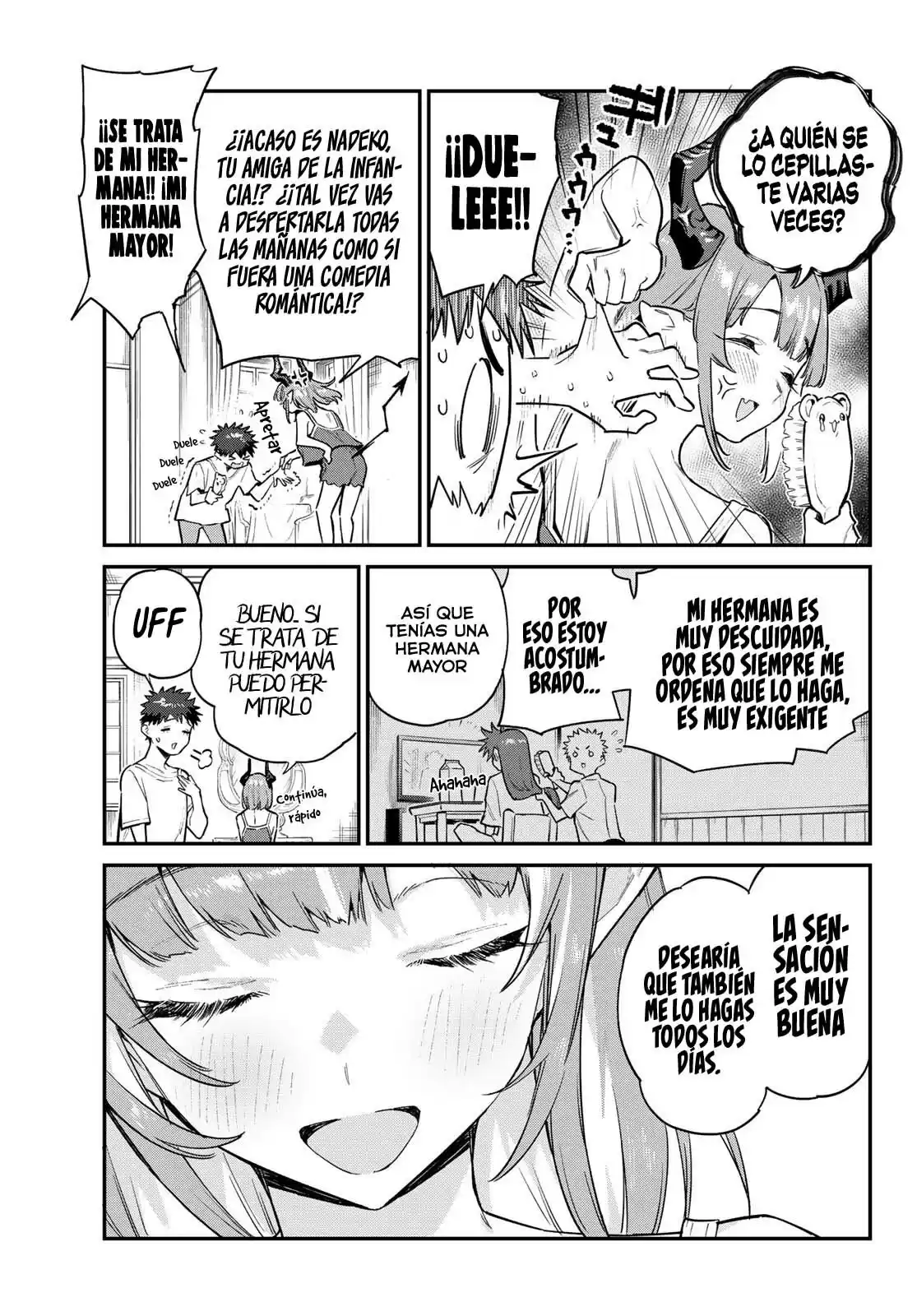 Kanan-sama Might be Easy Capitulo 42: El cepillado radiante de Kanan. página 7