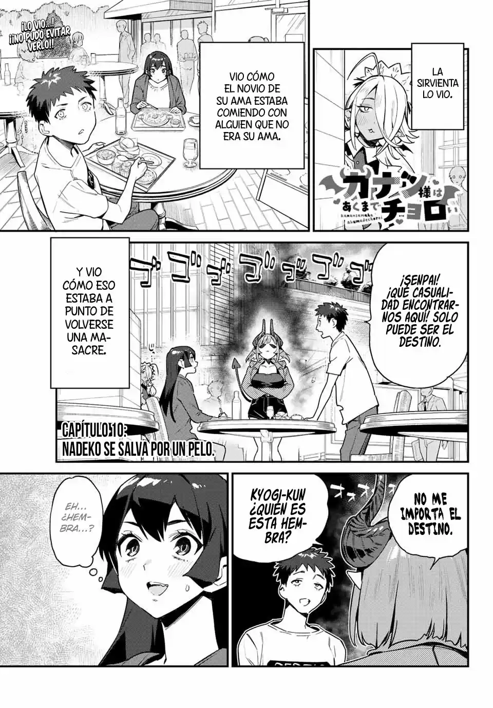 Kanan-sama Might be Easy Capitulo 10: Nadeko se salva por un pelo página 3