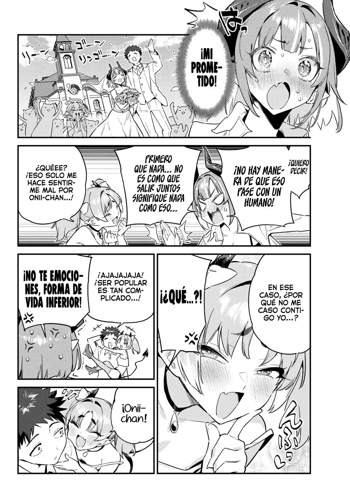 Kanan-sama Might be Easy Capitulo 49: El reto a ciegas de Kanan. página 4