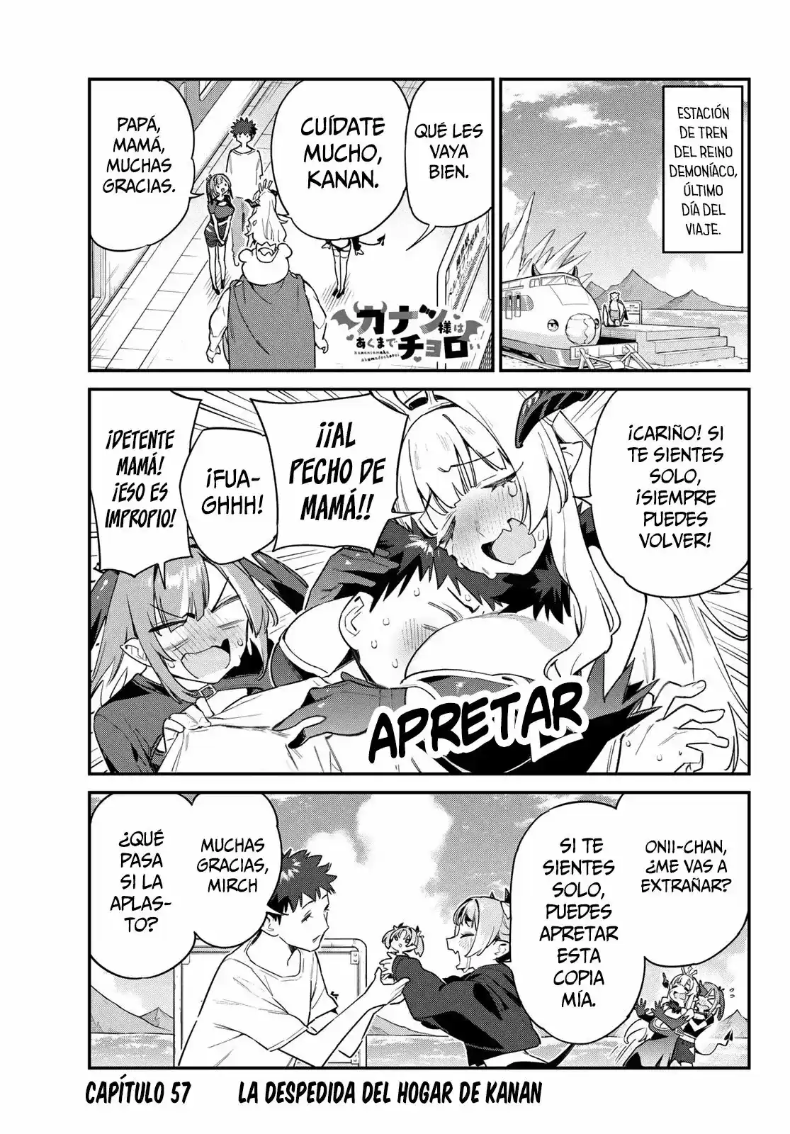 Kanan-sama Might be Easy Capitulo 57: La despedida del hogar de Kanan página 3