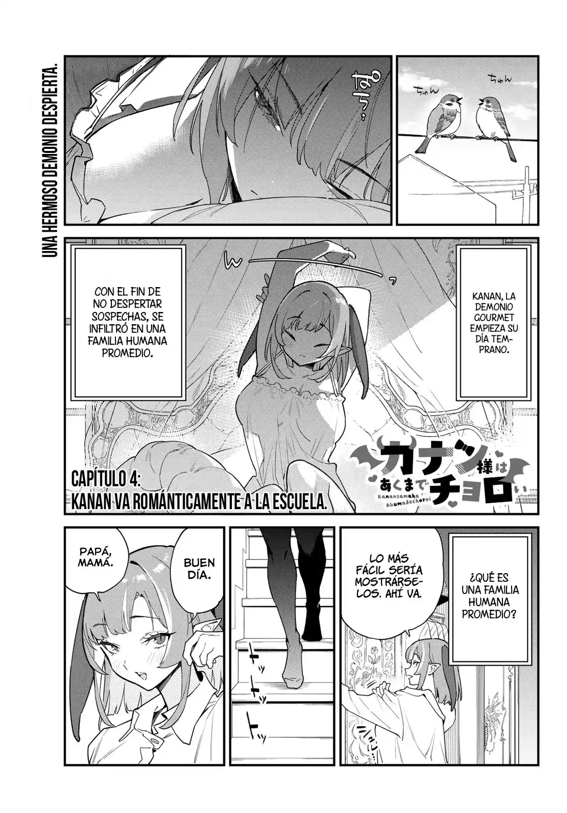 Kanan-sama Might be Easy Capitulo 4: Kanan va románticamente a la escuela. página 3