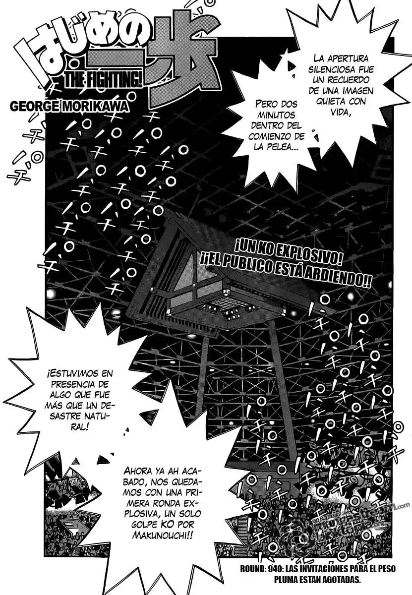 Hajime no Ippo Capitulo 940 página 1