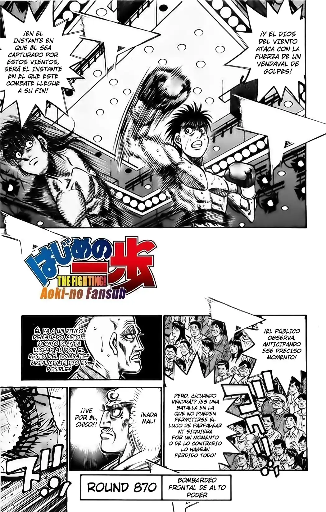 Hajime no Ippo Capitulo 870 página 2