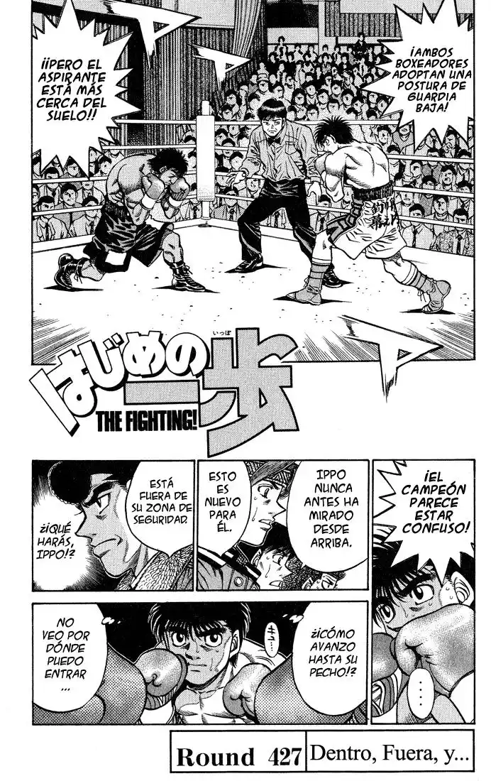 Hajime no Ippo Capitulo 427 página 1