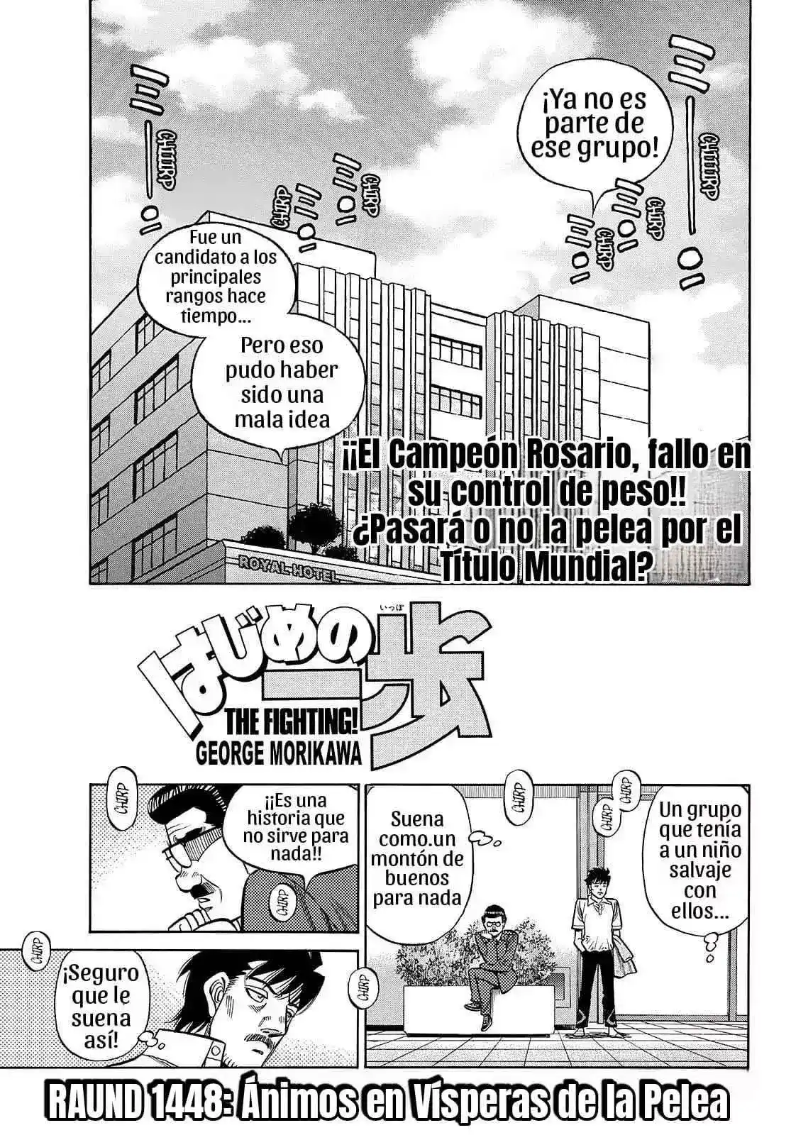 Hajime no Ippo Capitulo 1448 página 2