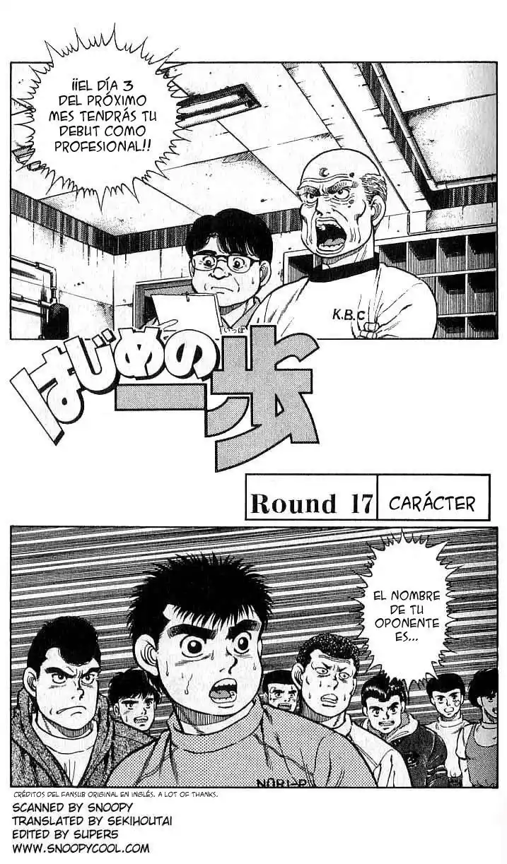 Hajime no Ippo Capitulo 17: Carácter página 2