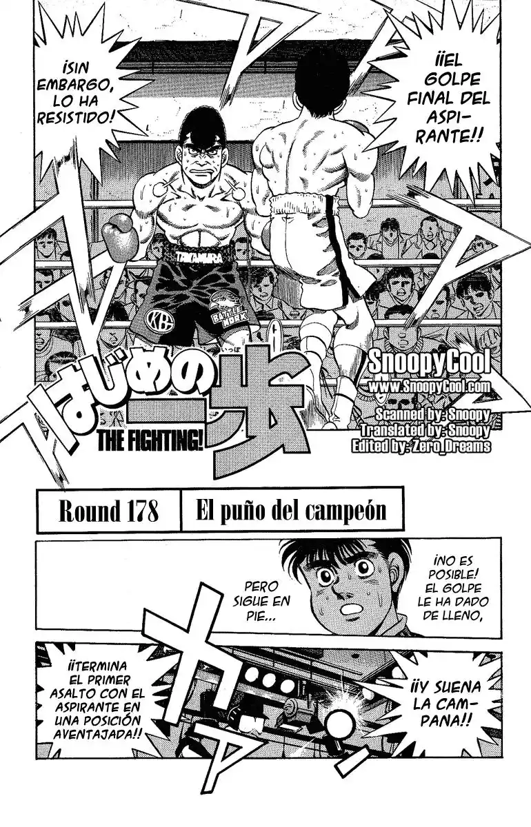 Hajime no Ippo Capitulo 178 página 1