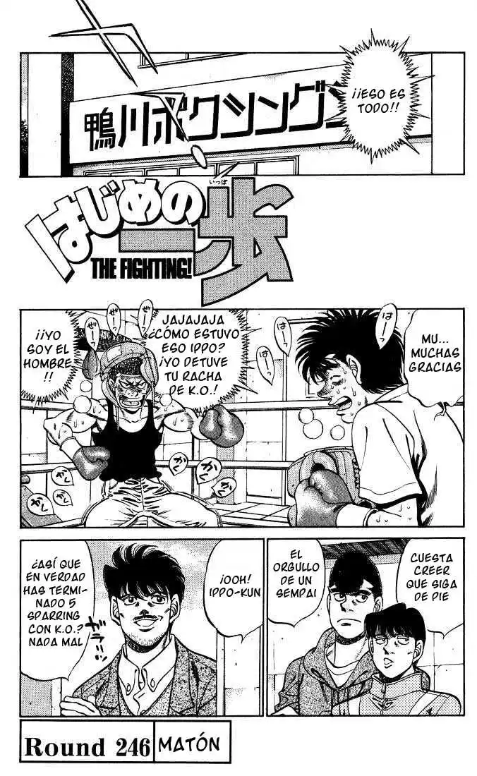 Hajime no Ippo Capitulo 246: Matón página 2