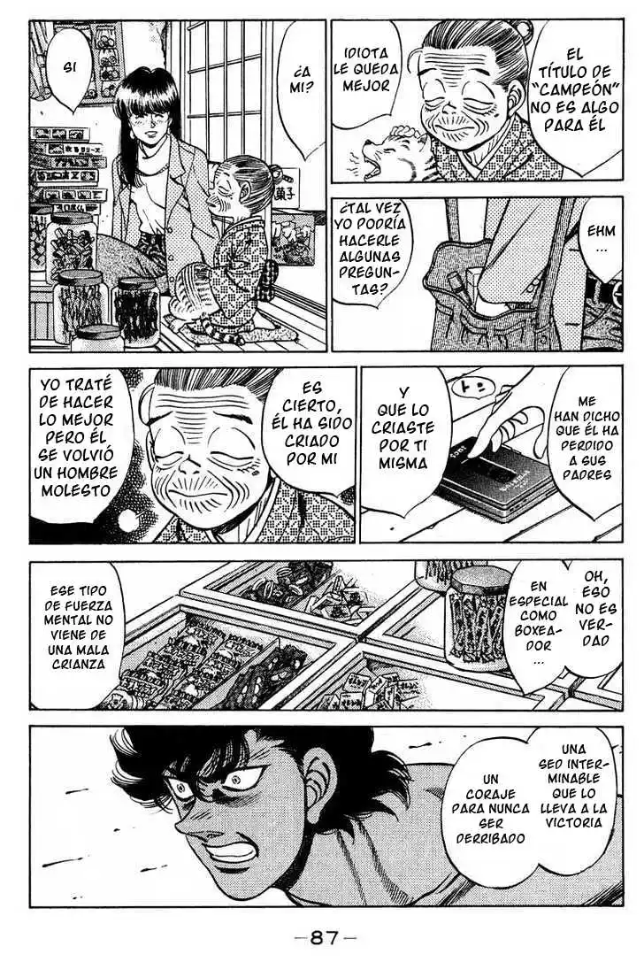 Hajime no Ippo Capitulo 246: Matón página 6