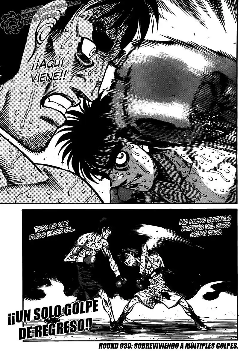 Hajime no Ippo Capitulo 939 página 1