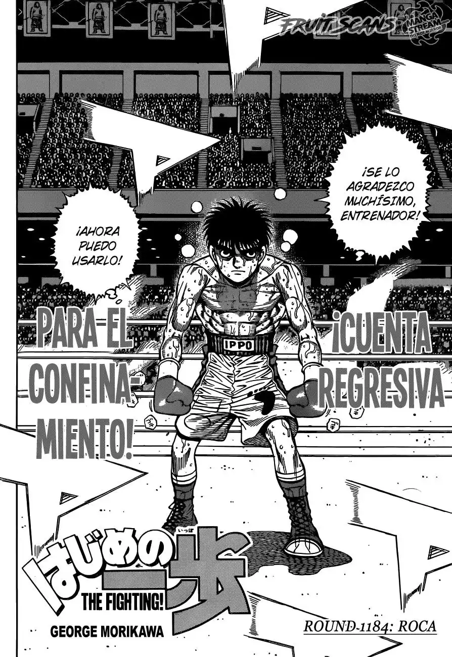 Hajime no Ippo Capitulo 1184: Roca página 3