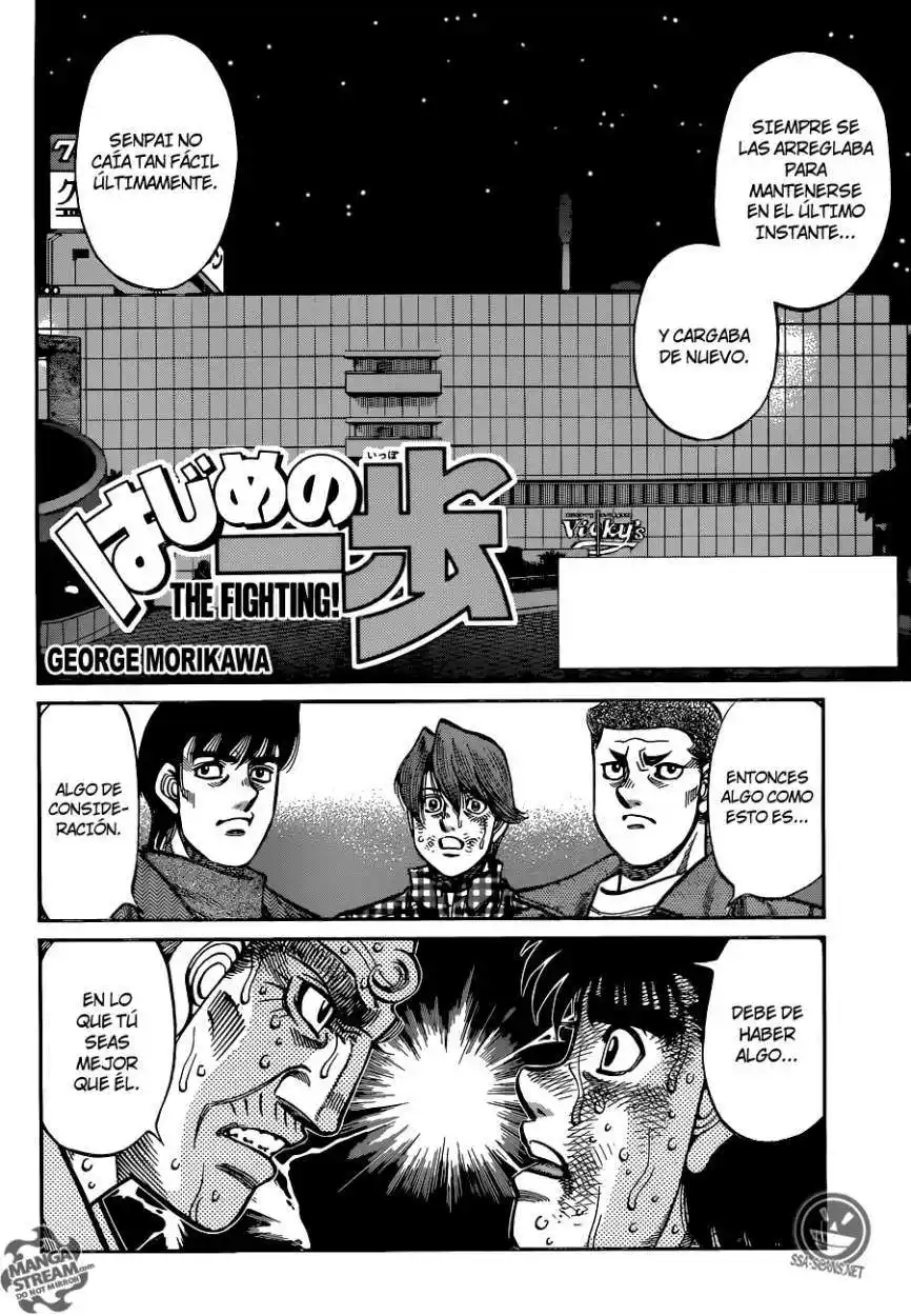 Hajime no Ippo Capitulo 1051 página 3