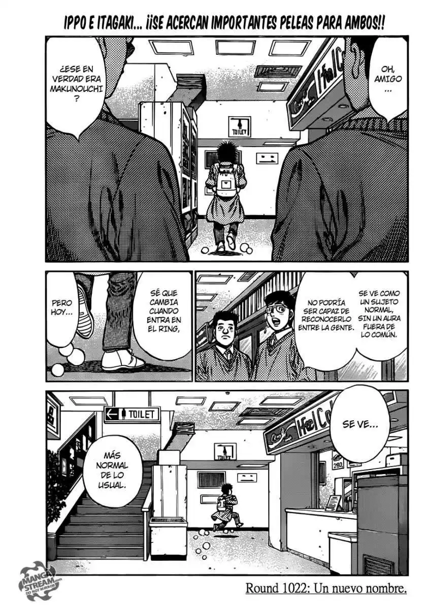 Hajime no Ippo Capitulo 1022 página 3