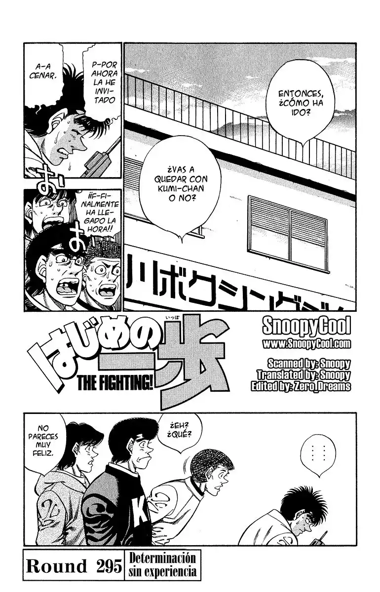 Hajime no Ippo Capitulo 295 página 1