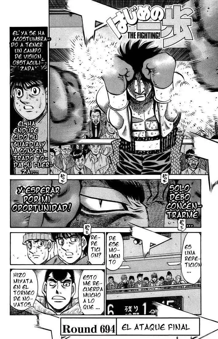 Hajime no Ippo Capitulo 694 página 2