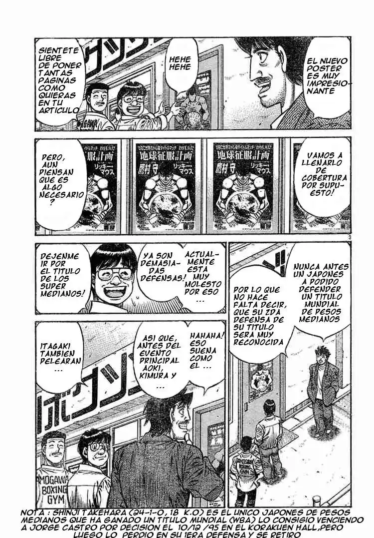 Hajime no Ippo Capitulo 724 página 3