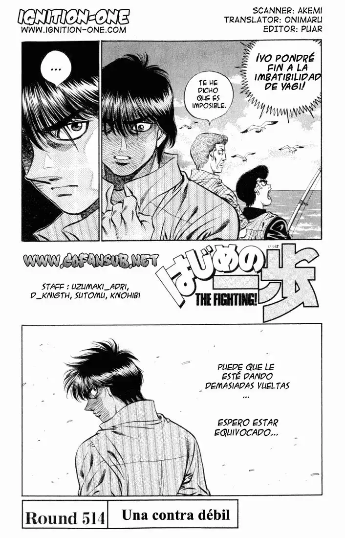 Hajime no Ippo Capitulo 514 página 1