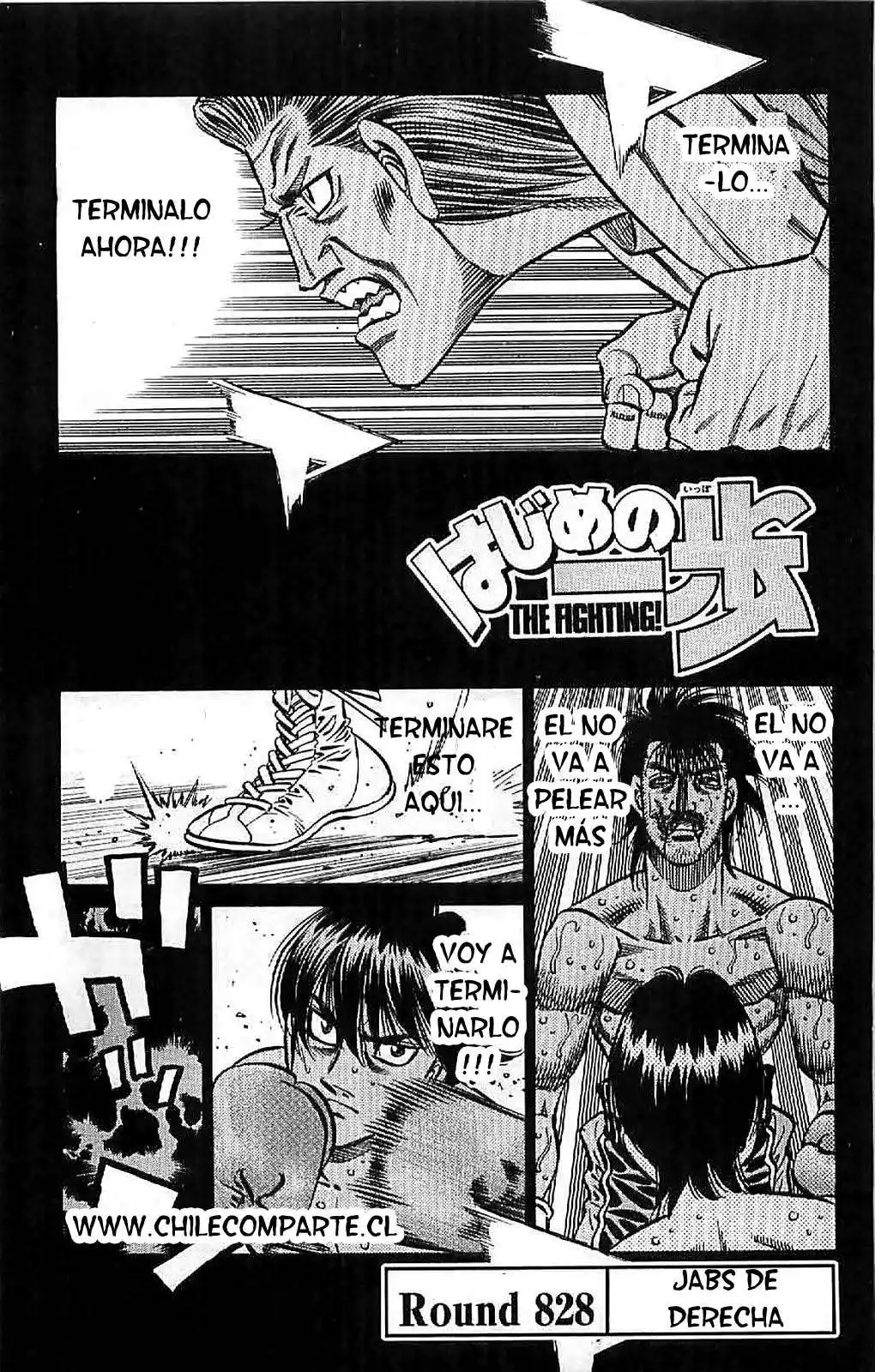 Hajime no Ippo Capitulo 828 página 1