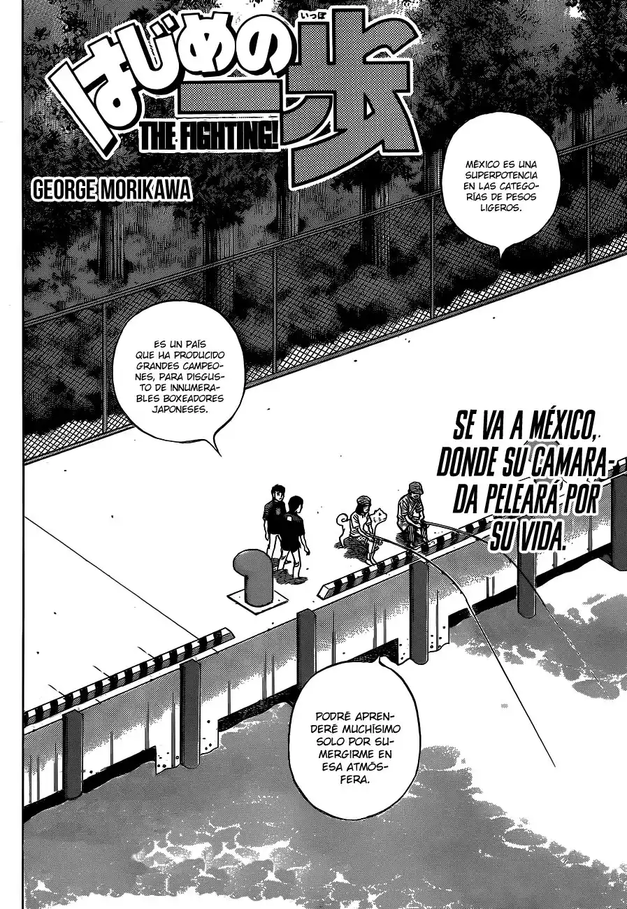 Hajime no Ippo Capitulo 1292: ¡ippo, hacia delante en méxico! página 3