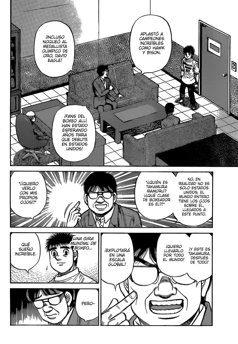 Hajime no Ippo Capitulo 1320: Las razones de Takamura página 3