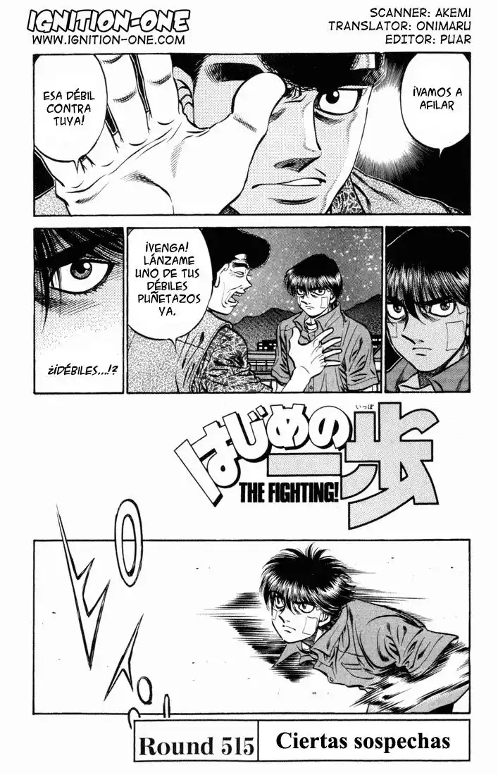 Hajime no Ippo Capitulo 515 página 1